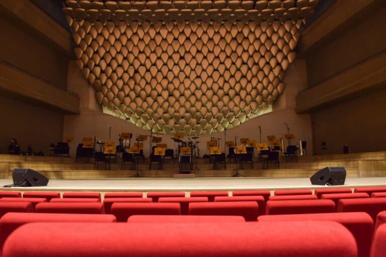 How concert hall design evolved from ancient amphitheaters to modern arenas